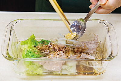 白菜と豚の中華温麺